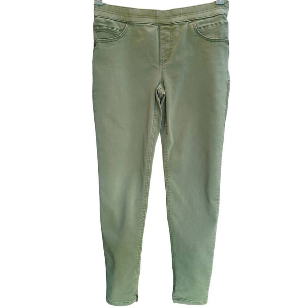 Democracy Women's Size 8 Glider Olive Green Pull On Casual Jeggings